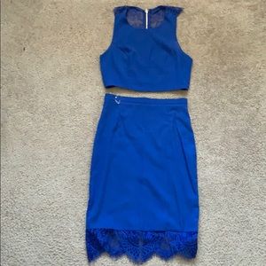 Royal blue set